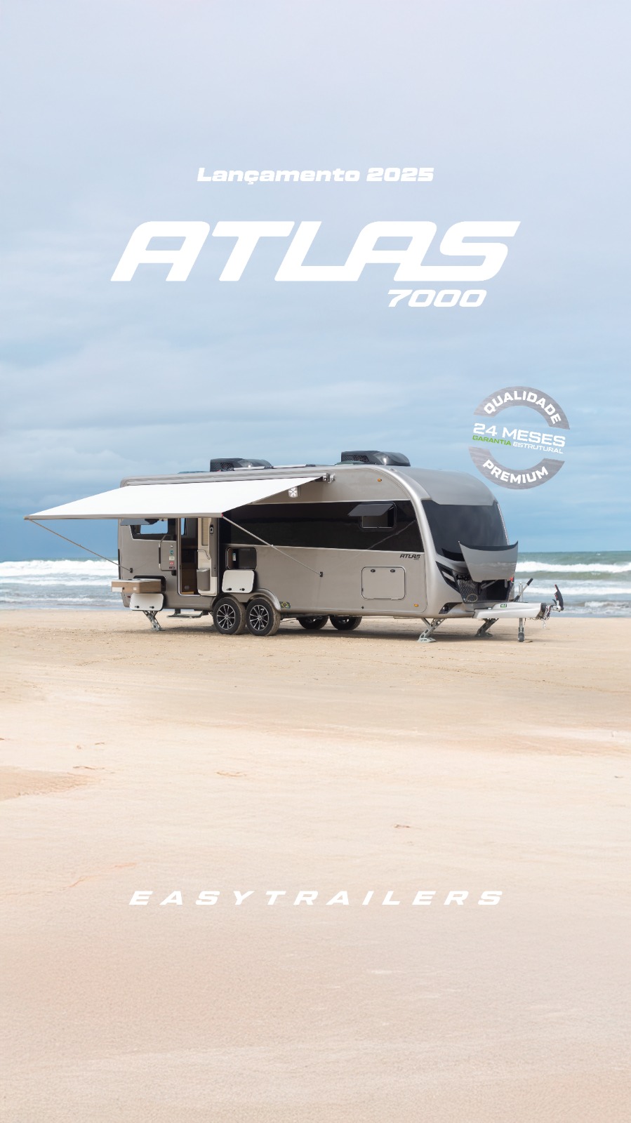 Atlas 7000: O Futuro dos Trailers de Luxo chegou, conheça o lançamento 2025 Easy Trailers.