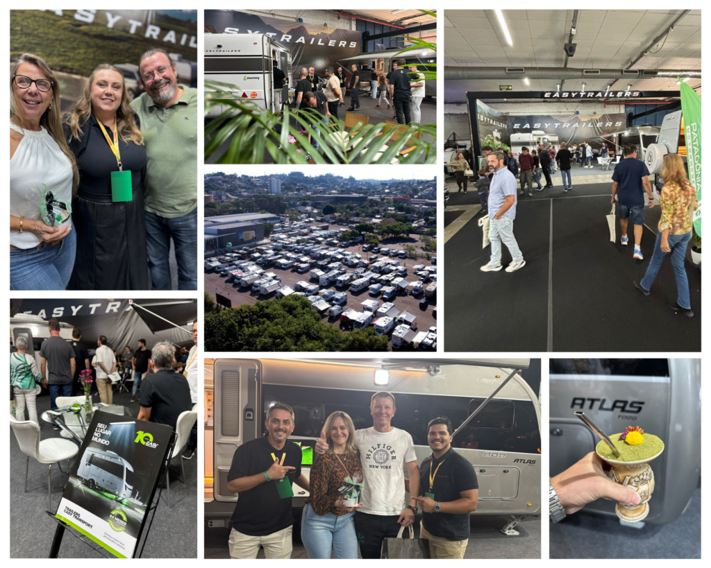 amigos, cliente e membros do Easy Club na Expo Raiz 2025
